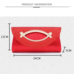 Sequin Shoulder Bag with Detachable Strap