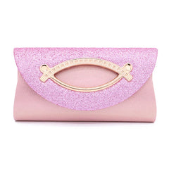 Sequin Shoulder Bag with Detachable Strap