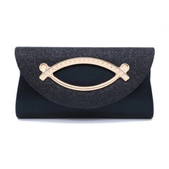 Sequin Shoulder Bag with Detachable Strap