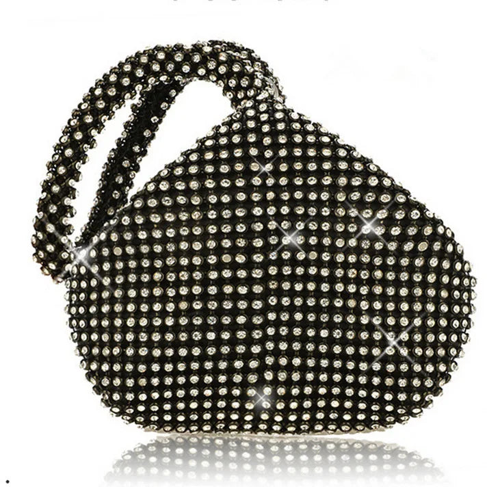 Satin Rhinestone Women Dinner Pack Evening Bags
