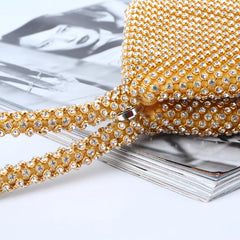 Satin Rhinestone Women Dinner Pack Evening Bags