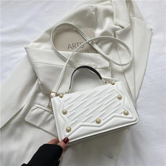Solid Ladies Satchel Casual Shoulder Bags High-Quality Hand Bags