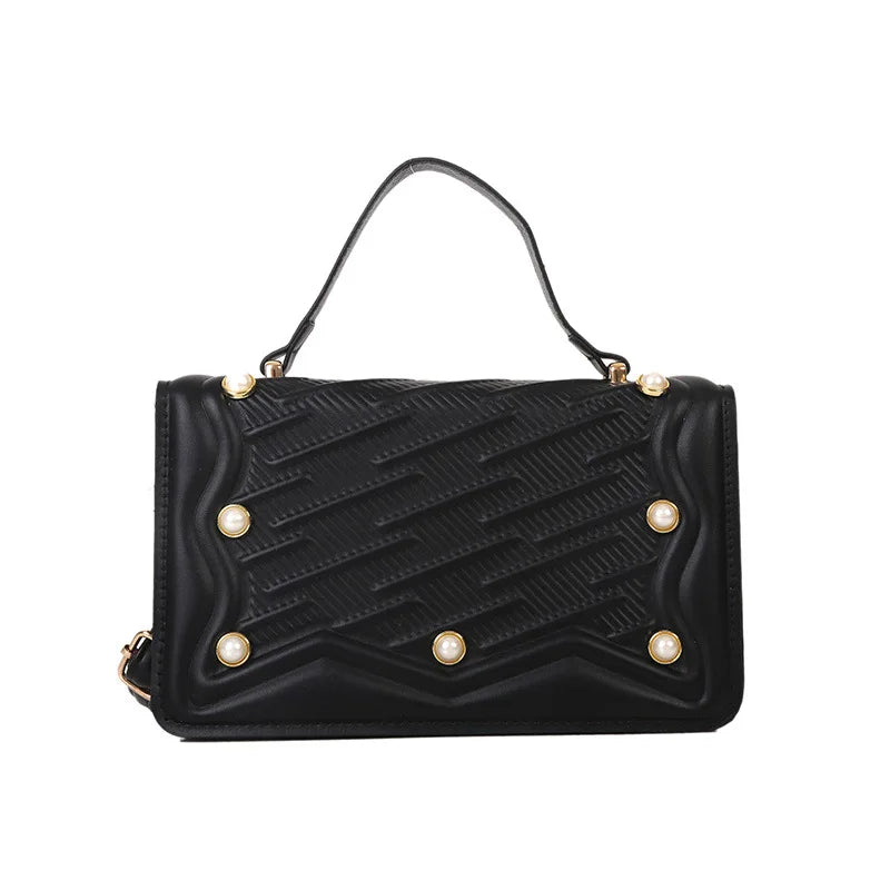Solid Ladies Satchel Casual Shoulder Bags High-Quality Hand Bags