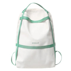 Women Backpacks Nylon Solid Ladies School Bags Minimalist Large Capacity Bookbag