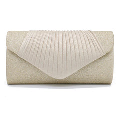 Glitter Flap Evening Bag Clutch Bridal Shoulder Prom Handbag