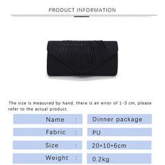 Glitter Flap Evening Bag Clutch Bridal Shoulder Prom Handbag