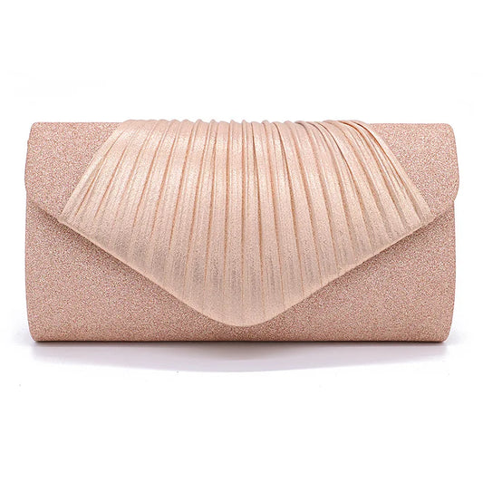 Glitter Flap Evening Bag Clutch Bridal Shoulder Prom Handbag