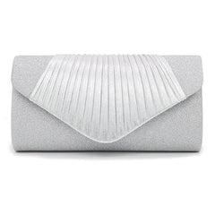 Glitter Flap Evening Bag Clutch Bridal Shoulder Prom Handbag