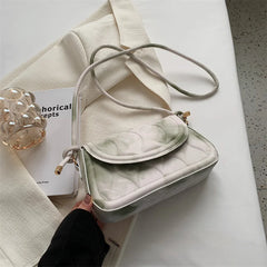 Gradient Shoulder Bag PU Leather Crossbody Women Handbag