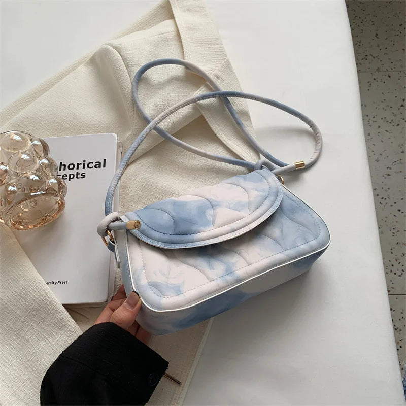 Gradient Shoulder Bag PU Leather Crossbody Women Handbag