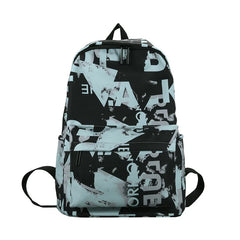 Women Graffiti Hip-Pop Men Backpack Nylon Street Style Bags
