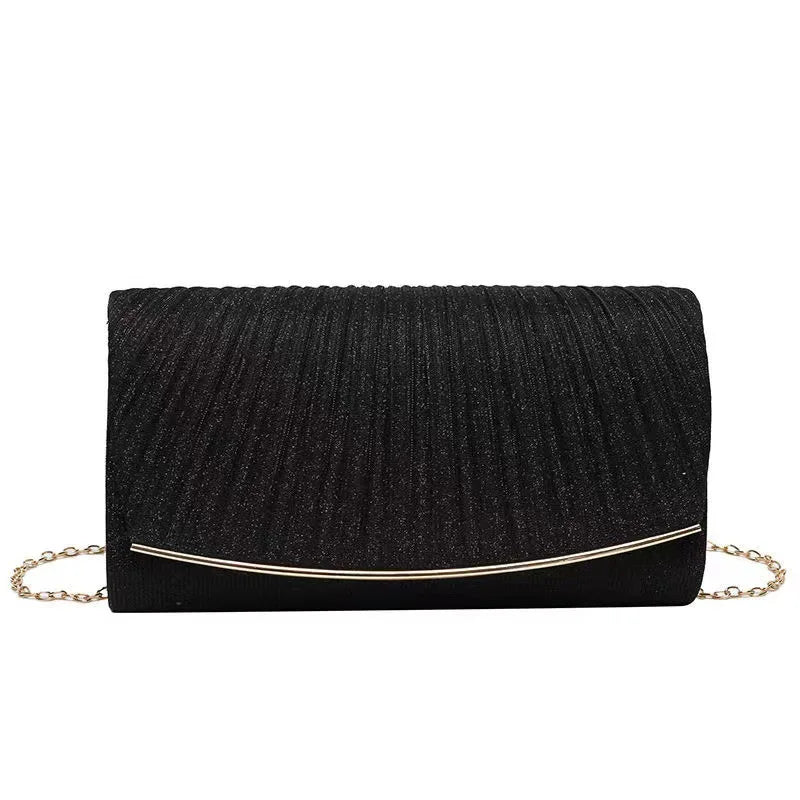 Shoulder Bag with Detachable Chain Evening Gift Pack Wedding Clutch Handbags