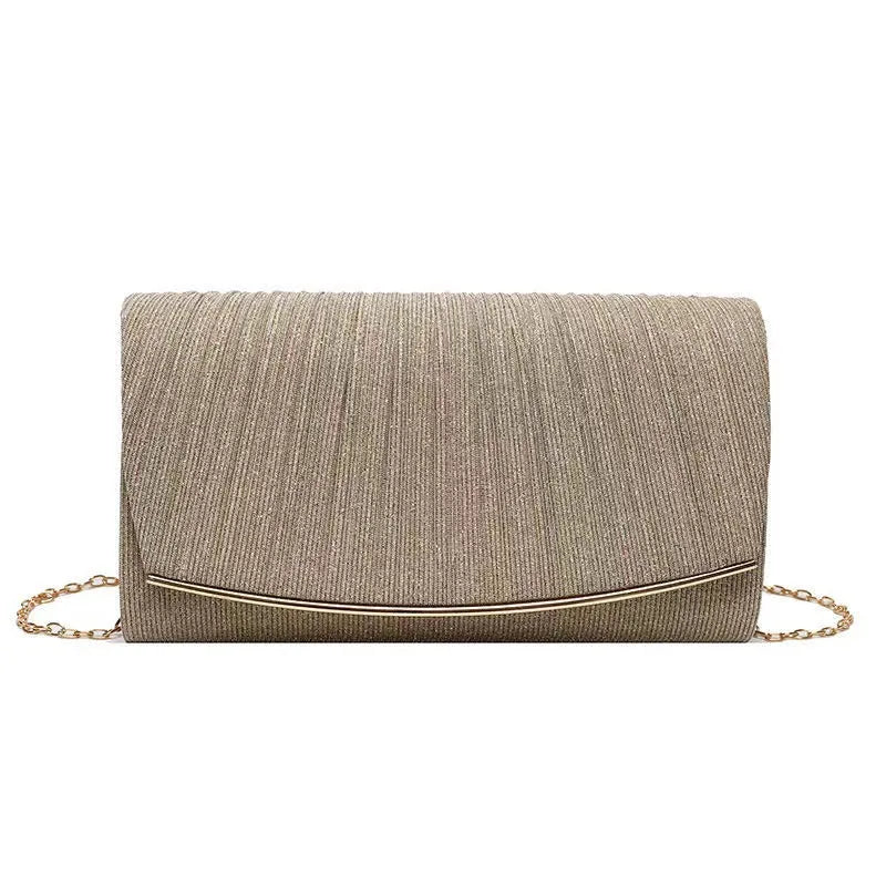 Shoulder Bag with Detachable Chain Evening Gift Pack Wedding Clutch Handbags