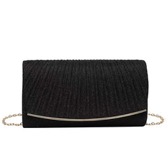 Shoulder Bag with Detachable Chain Evening Gift Pack Wedding Clutch Handbags