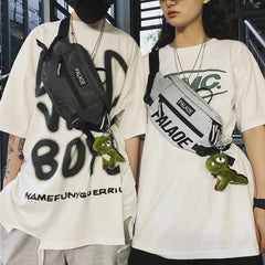 Reflective Shoulder Bag Hip-hop Personality Chest Bag