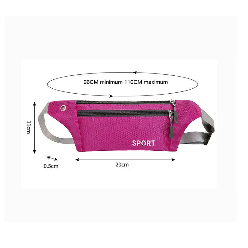 Waterproof Waist Bag Pack Purse Travel Phone Belt Bag Pouch for Men Women