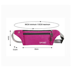 Waterproof Waist Bag Pack Purse Travel Phone Belt Bag Pouch for Men Women
