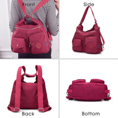 TTOU Multi-function Female Bag Waterproof Nylon Shoulder Bag