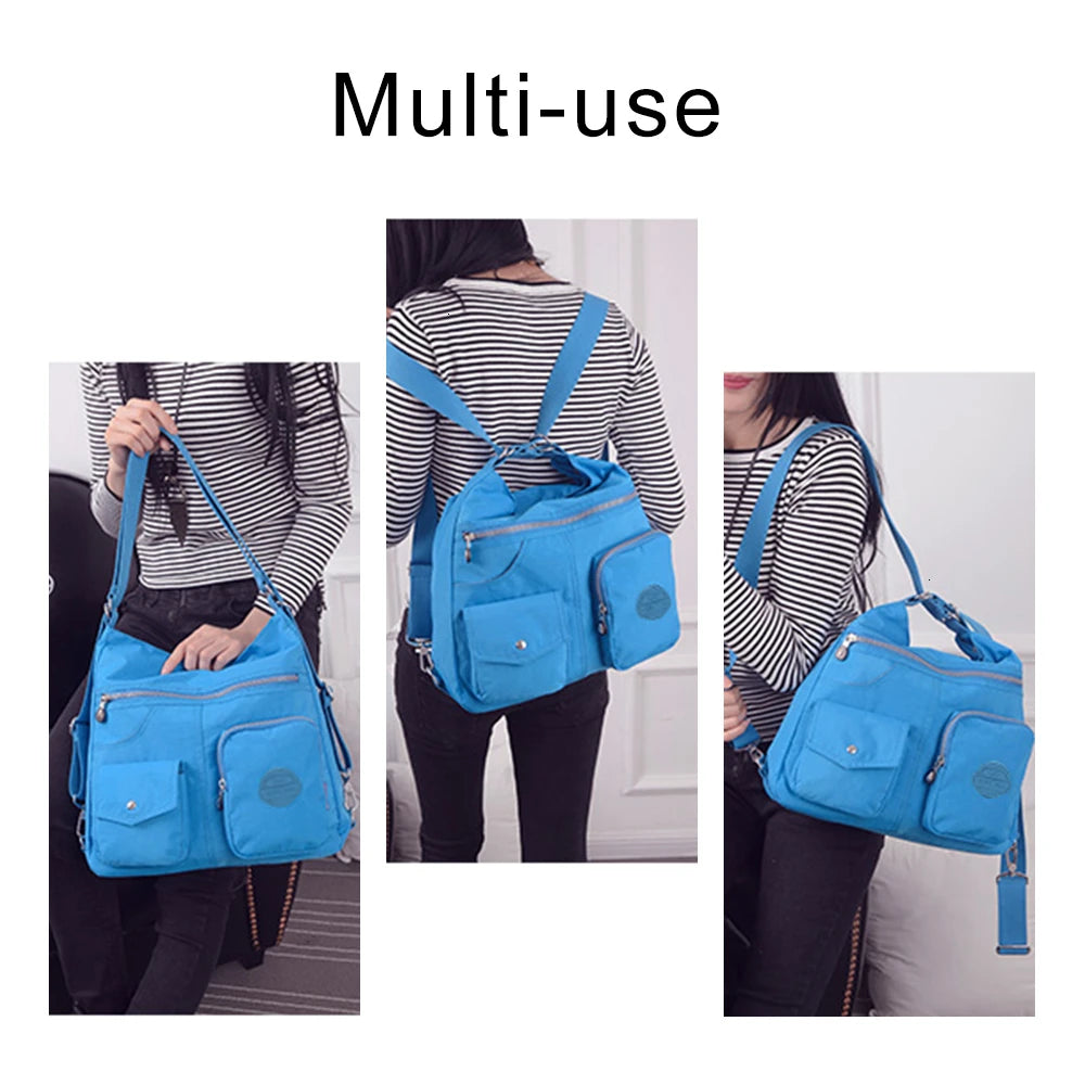 TTOU Multi-function Female Bag Waterproof Nylon Shoulder Bag