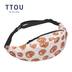 TTOU Waist Bag 3D Printing Fanny Pack Belt Bum Bag Travelling Mobile Phone Bag