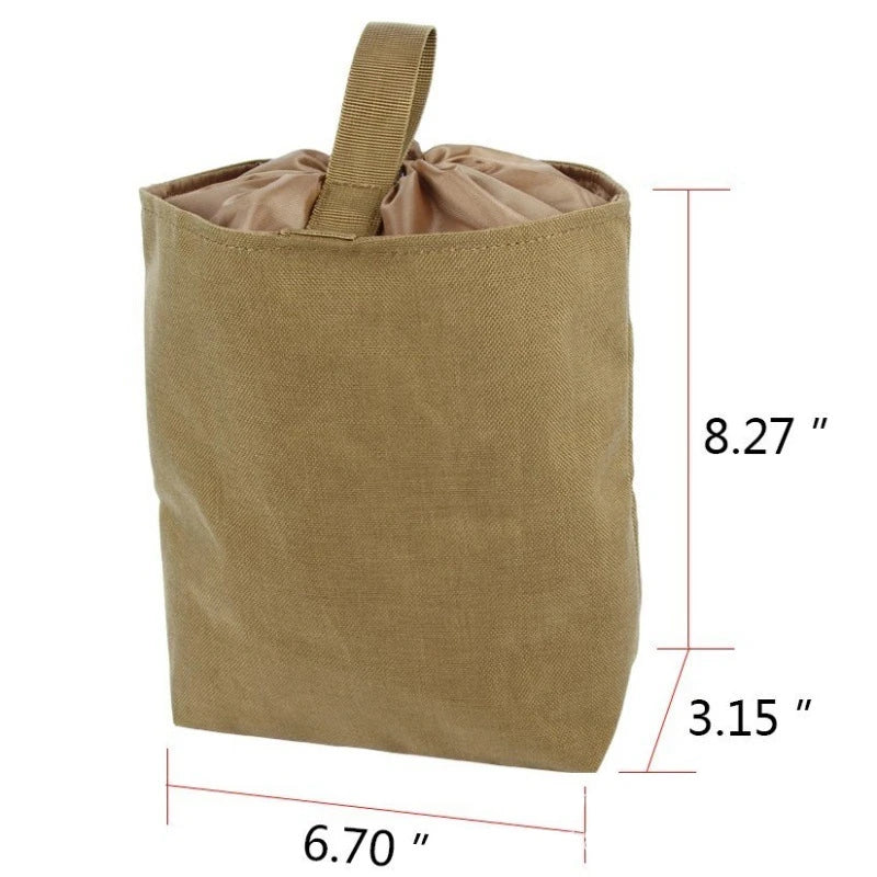 Tactical Folding Dump Drop Magazine Pouch Paintball Military Outdoor Tool