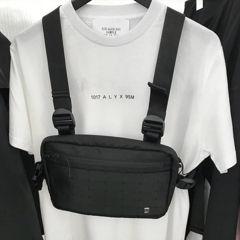 Tactical Men's Chest Rig Military Bag Hip Hop Streetwear
