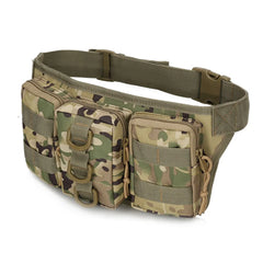 Tactical Men Waist Pack Hiking Bag Army Outdoor Sports Climbing Camping Army Fan