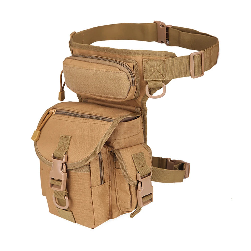 Tactical Waist Bag Drop Leg Bags Tool Camping Hiking Military Shoulder