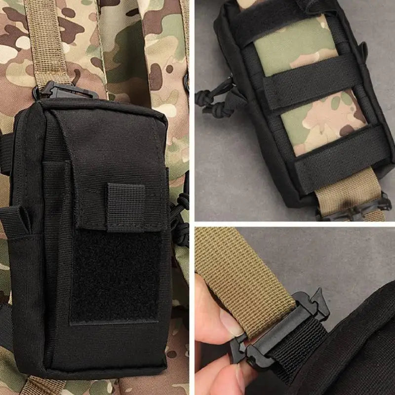 Tactical Waist Bag Military Quick Release Zipper First Aid Camo Tool Belt Bag
