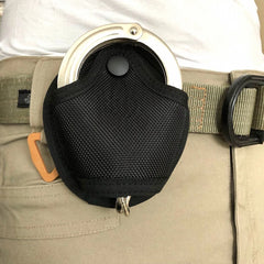 Tactical Waist Pockets Handcuff Holder Bag Quick Pull Handcuff Case