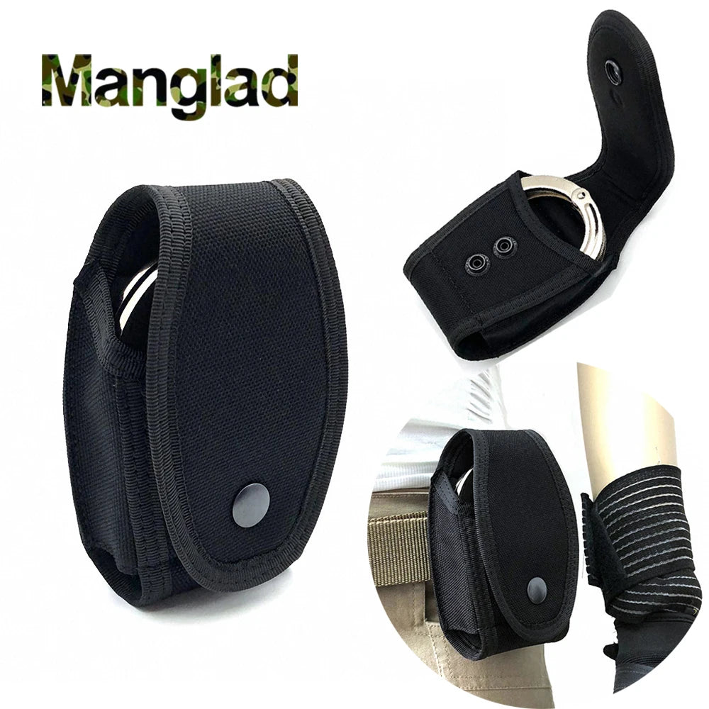Tactical Waist Pockets Handcuff Holder Bag Quick Pull Handcuff Case