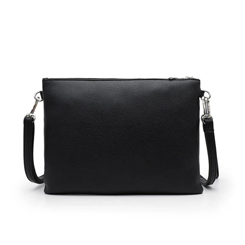 Tassel Chain Handbag Soft Leather Crossbody Bag for Women