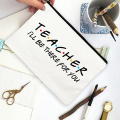 Teacher Large Capacity Pencil Case School Supplies Storage Bag Travel Wash Pouch