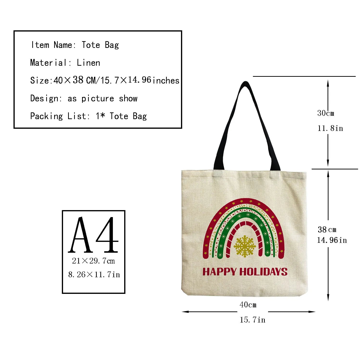 Teacher's Printed Tote Bag High Capacity Eco Friendly Women Shoulder Bag