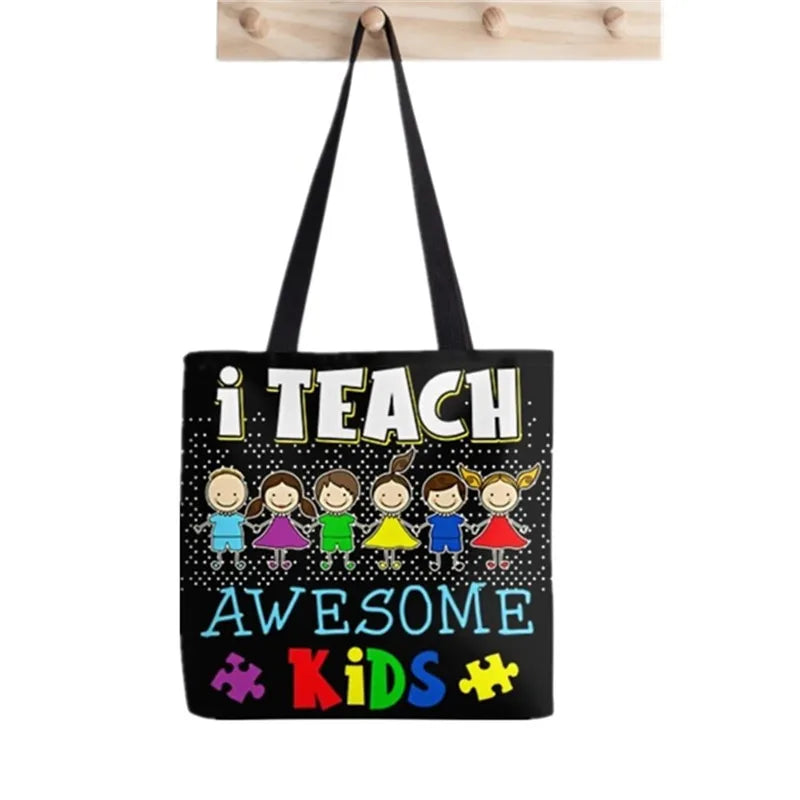 Talking About Plants Printed Women Harajuku Tote Shopper Funny Handbag
