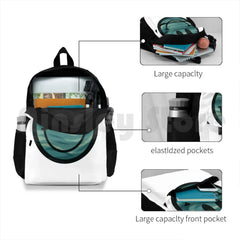 Teal Face Outdoor Hiking Backpack Riding Climbing Sports Bag Summer Vintage