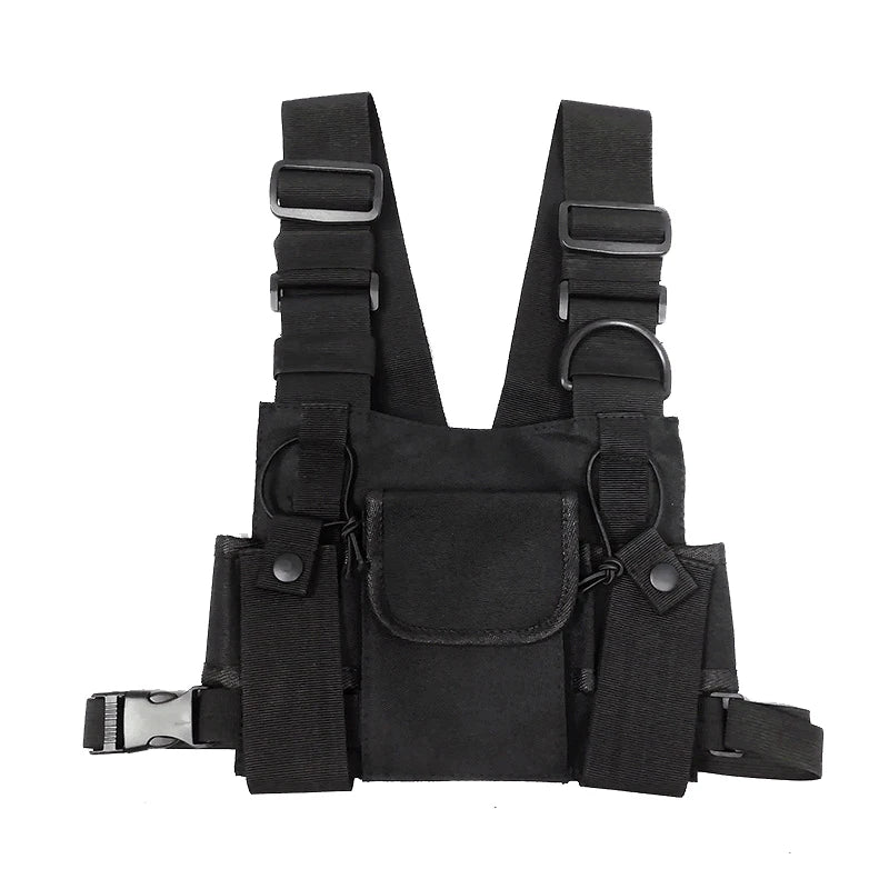 Techwear Tactical Chest Rig Bag Men Streetwear Sling Military Waist Pack