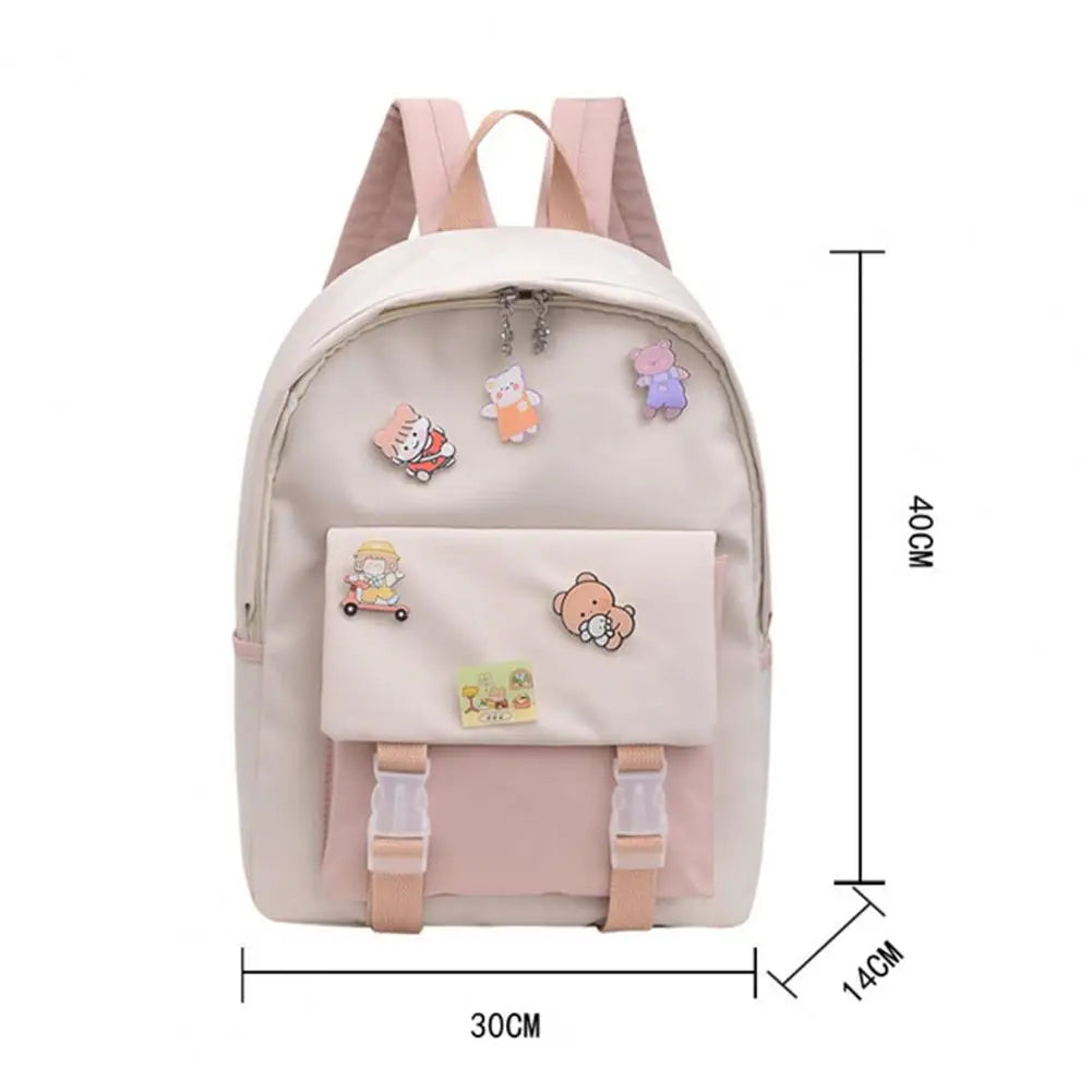 Teen Girls Backpack School Bag Waterproof Large Capacity