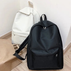 Teen School Bag For Girls Backpack Solid Women Bookbags