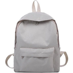 Teen School Bag For Girls Backpack Solid Women Bookbags