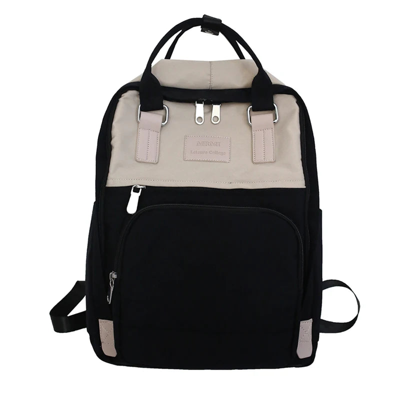 Girls Travel Backpack Waterproof Nylon Schoolbag