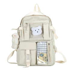 Anti-Theft Backpack for Teenage Girls with Multi-Pocket Design