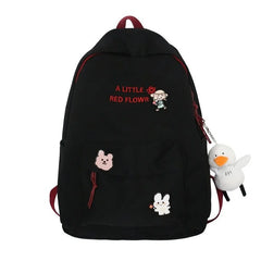 Teenager Girl Backpack Schoolbag Mochila Impermeable Canvas Bags