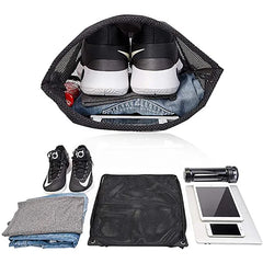 Teen Mesh Gym Sack Drawstring Backpack Soccer Ball Bag