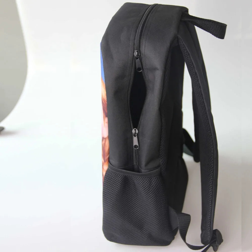 Teenagers Sugar Skulls 3D Printed Schoolbag Large Shoulder Backpack