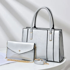 Temperament Two-piece Women's Bag Stitching Handbag Ladies One-shoulder