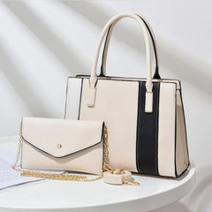 Temperament Two-piece Women's Bag Stitching Handbag Ladies One-shoulder