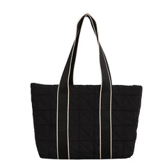 Textured Large-capacity Shoulder Bags Nylon Tote Shopping Bags
