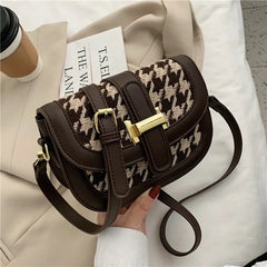 Textured Women's Shoulder Messenger Bag Crossbody Bag