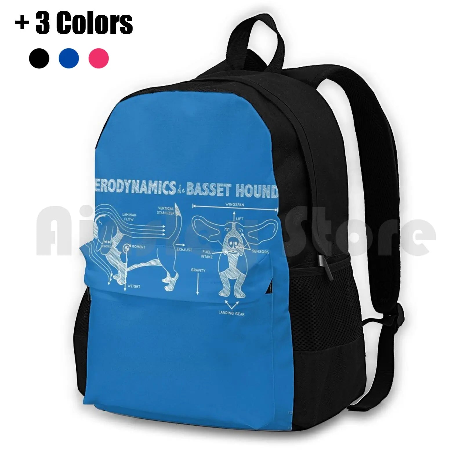 Basset Hound Outdoor Hiking Backpack for Climbing